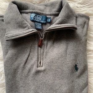 Polo Quarter Zip Sweater